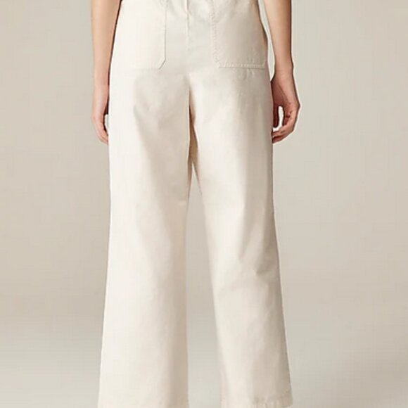 NWOT J.Crew Relaxed utility pant in cotton blend in Dusty Fatigue, Size Medium - Picture 3 of 6